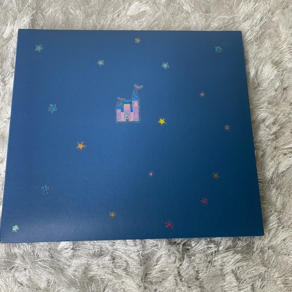 8 x 8 scrapbook Blue Front Decorated with Stickers No other flaws